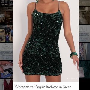 Lucy in the Sky sequin bodycon formal dress